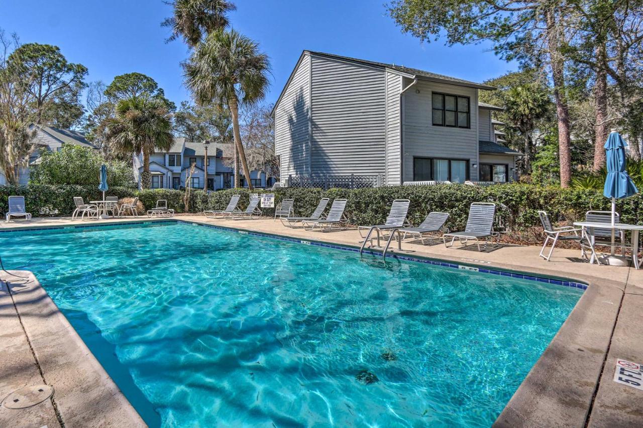 Coastal Oasis With Pool - Walk To Coligny Beach Park Hilton Head Island Exterior foto